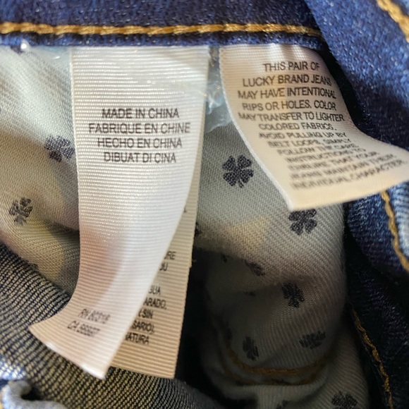 Lucky Brand Charlie Skinny Blue Jeans - Picture 4 of 6